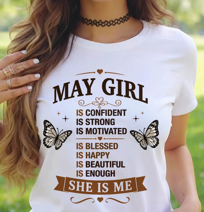 MAY GIRL – FAITH, STRENGTH & BEAUTY - FOR WOMEN - TLEE05 (SKU2605-378-05)