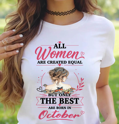 OCTOBER GIRLS ARE SIMPLY THE BEST - FOR WOMEN - TLEE10 (SKU2604-316-10)