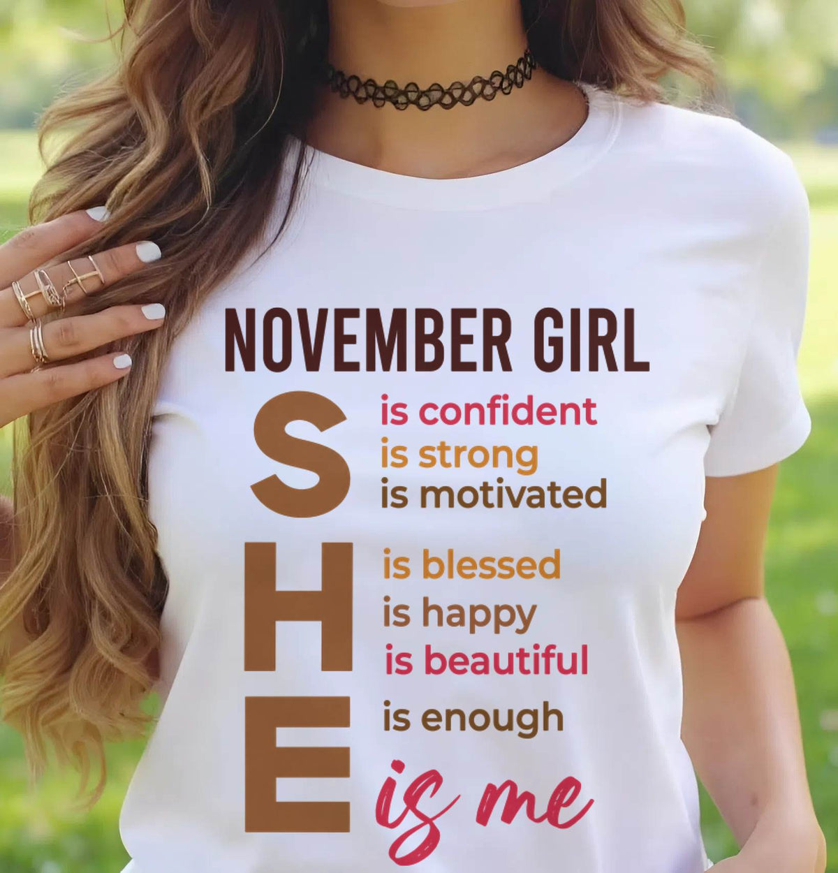 NOVEMBER GIRL - SHE IS ME - FOR WOMEN - TLEE11 (SKU2607-164-11)