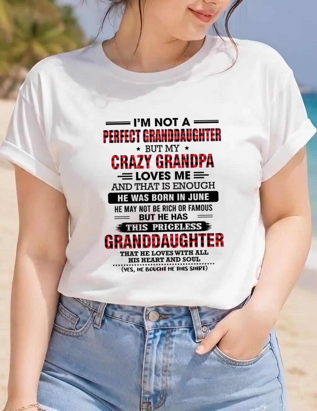 JUNE - PRICELESS GRANDDAUGHTER - FROM GRANDPA - TLEE06 (SKU2608-446-06)