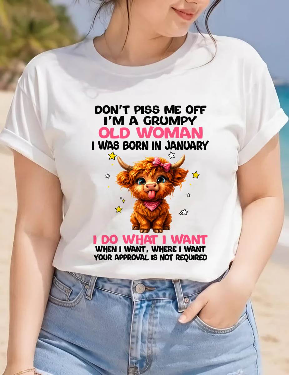 JANUARY GRUMPY LADY SHIRT - FOR WOMEN - TLEE01 (SKU2607-215-01)