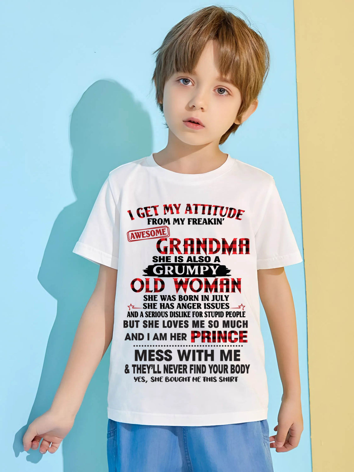 JULY - I GET MY ATTITUDE FROM MY FREAKIN’ AWESOME GRANDMA - FROM GRANDMA - TLEE07 (SKU2603-157-07)