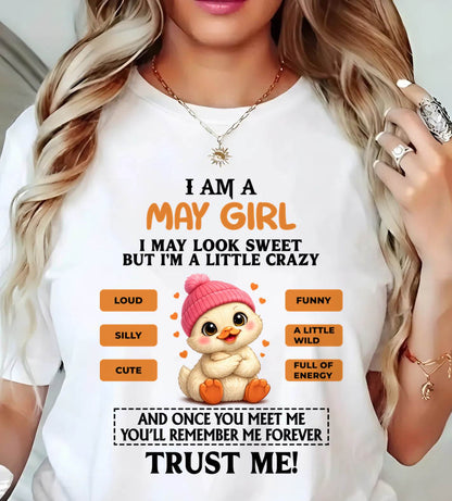 MAY GIRL - SWEET, LOUD, AND A LITTLE WILD, FULL OF LIFE AND ENERGY - FOR WOMEN - TLEE05 (SKU2603-200-05)