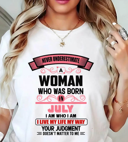 JULY - I AM WHO I AM — CONFIDENT, INDEPENDENT, AND UNAPOLOGETIC - FOR WOMEN - TLEE07 (SKU2602-91-07)
