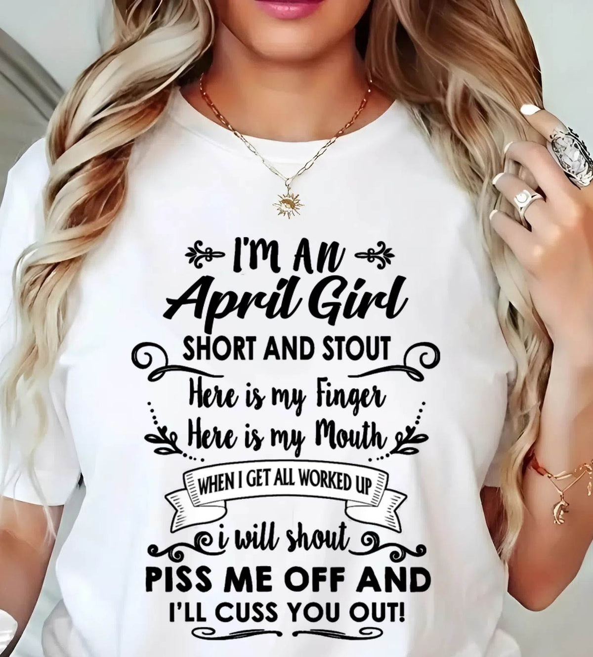 APRIL GIRL - WITH AN ATTITUDE YOU SHOULDN’T TEST - FOR WOMEN - TLEE04 (SKU2602-61-04)