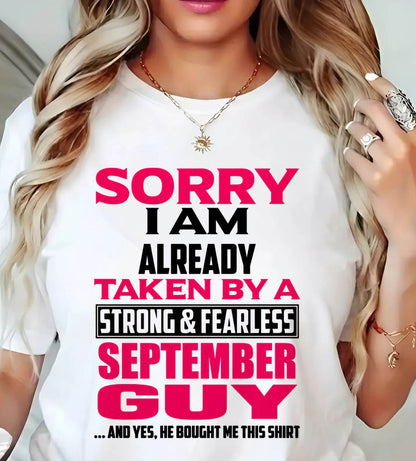 MY SEPTEMBER GUY BOUGHT ME THIS SHIRT - FROM HUSBAND - TLEE09 (SKU2605-65-09)