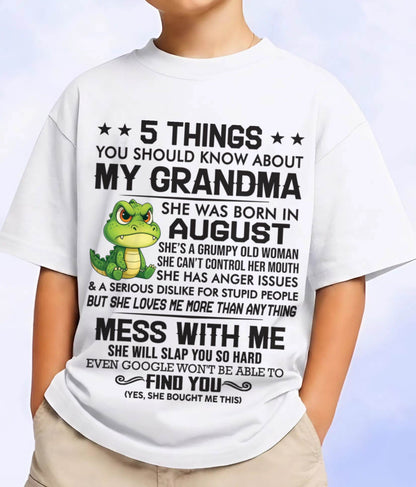 AUGUST GRANDMAS ARE DIFFERENT - FROM GRANDMA - TLEE08 (SKU10-06-08)