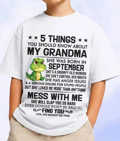 SEPTEMBER GRANDMAS ARE DIFFERENT - FROM GRANDMA - TLEE09 (SKU10-06-09)