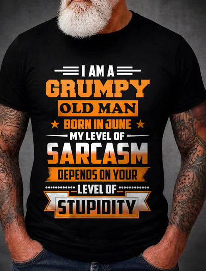 JUNE GRUMPY OLD MAN SHIRT - FOR MAN - TLEE06 (SKU2605-128-06)
