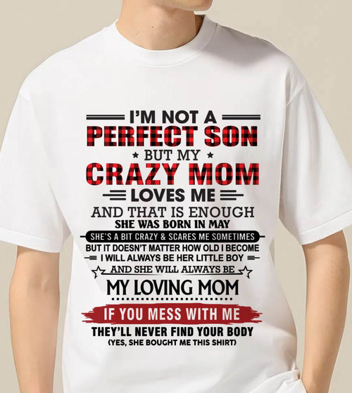 MAY - NO MATTER HOW OLD I GET, I’LL ALWAYS BE MY MOM’S LITTLE BOY - FROM MOM - TLEE05 (SKU2602-59-05)