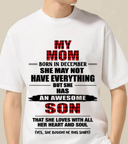 DECEMBER - A MOTHER'S LOVE, A SON'S PRIDE - FROM MOM - TLEE12 (SKU2606-149-12)