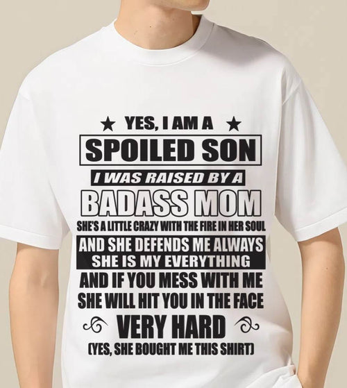 MY MOM RAISED ME WITH LOVE AND ATTITUDE - FROM MOM - TLEE00 (SKU2605-282-00)