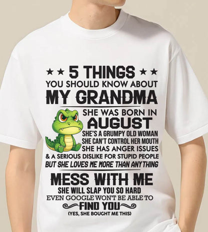 AUGUST GRANDMAS ARE DIFFERENT - FROM GRANDMA - TLEE08 (SKU10-06-08)