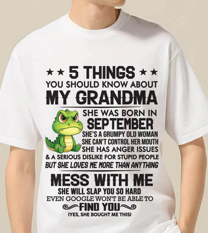 SEPTEMBER GRANDMAS ARE DIFFERENT - FROM GRANDMA - TLEE09 (SKU10-06-09)