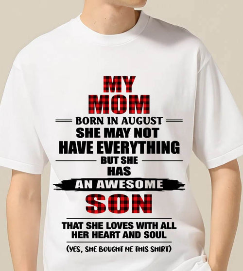 AUGUST - A MOTHER'S LOVE, A SON'S PRIDE - FROM MOM - TLEE08 (SKU2606-149-08)