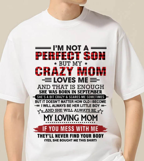SEPTEMBER - NO MATTER HOW OLD I GET, I’LL ALWAYS BE MY MOM’S LITTLE BOY - FROM MOM - TLEE09 (SKU2602-59-09)
