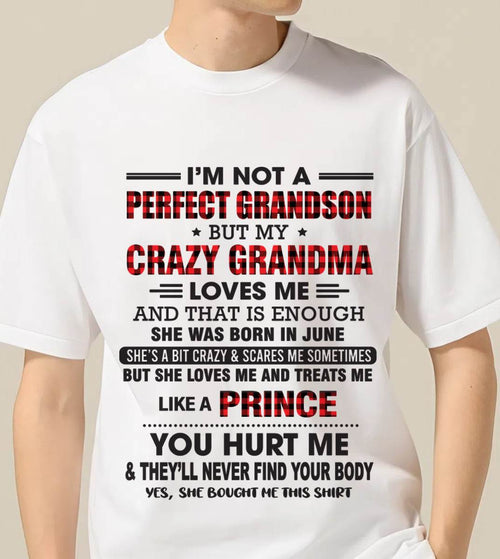 JUNE - PROUD GRANDSON OF A CRAZY GRANDMA - FROM GRANDMA - TLEE06 (SKU2603-71-06)