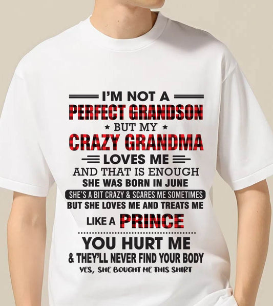 JUNE - PROUD GRANDSON OF A CRAZY GRANDMA - FROM GRANDMA - TLEE06 (SKU2603-71-06)