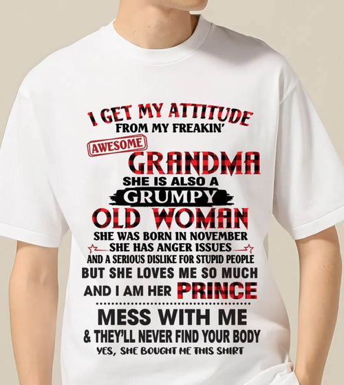 NOVEMBER - I GET MY ATTITUDE FROM MY FREAKIN’ AWESOME GRANDMA - FROM GRANDMA - TLEE11 (SKU2603-157-11)