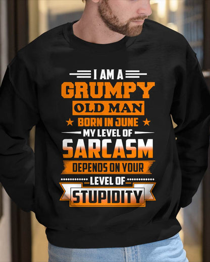 JUNE GRUMPY OLD MAN SHIRT - FOR MAN - TLEE06 (SKU2605-128-06)