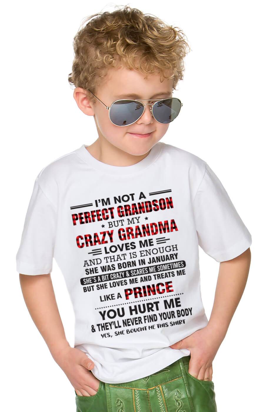 JANUARY - PROUD GRANDSON OF A CRAZY GRANDMA - FROM GRANDMA - TLEE01 (SKU2603-71-01)