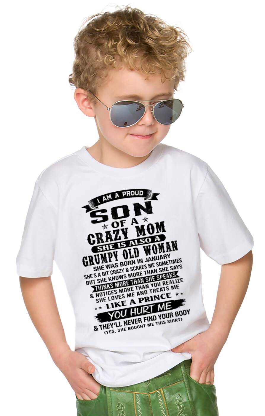JANUARY - PROUD SON OF A FREAKIN' AWESOME MOM - FROM MOM - TLEE01 (SKU2607-60-01)