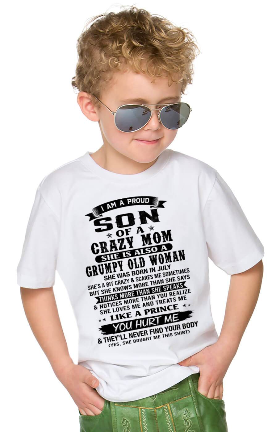 JULY - PROUD SON OF A FREAKIN' AWESOME MOM - FROM MOM - TLEE07 (SKU2607-60-07)