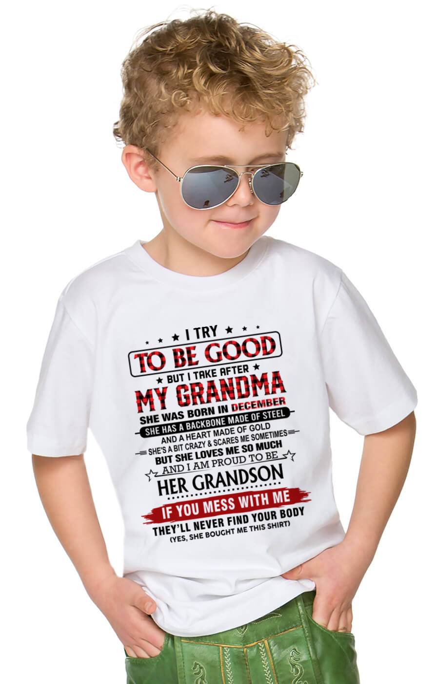 DECEMBER - I TRY TO BE GOOD BUT I TAKE AFTER MY GRANDMA - FROM GRANDMA - TLEE12 (SKU26T-01289-12)