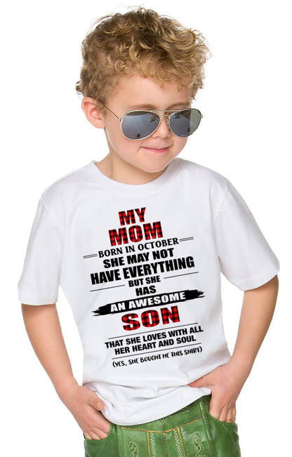 OCTOBER - A MOTHER'S LOVE, A SON'S PRIDE - FROM MOM - TLEE10 (SKU2606-149-10)