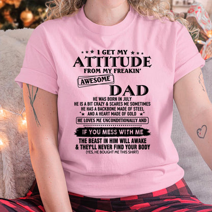 July - Gift For Son and Daughter From Dad - TLEE07 - (SKU-TDADC-07)