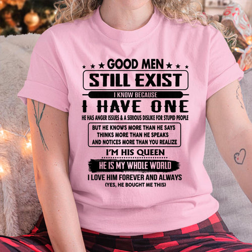 Good men Still Exist - gift for your girlfriend, wife from Husband - TLEE00 (SKU-GM-00)