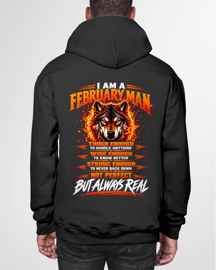 FEBRUARY – NOT PERFECT BUT ALWAYS REAL , WOLF SHIRT - FOR MAN - TLEE02 (SKU2610-56-02)