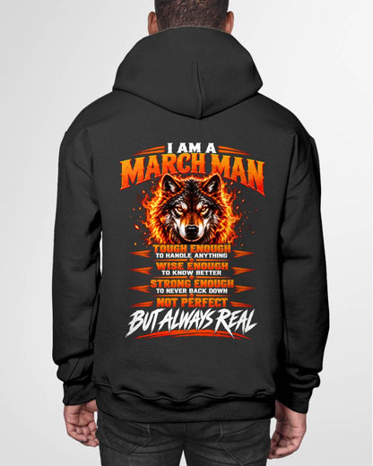 MARCH – NOT PERFECT BUT ALWAYS REAL , WOLF SHIRT - FOR MAN - TLEE03 (SKU2610-56-03)