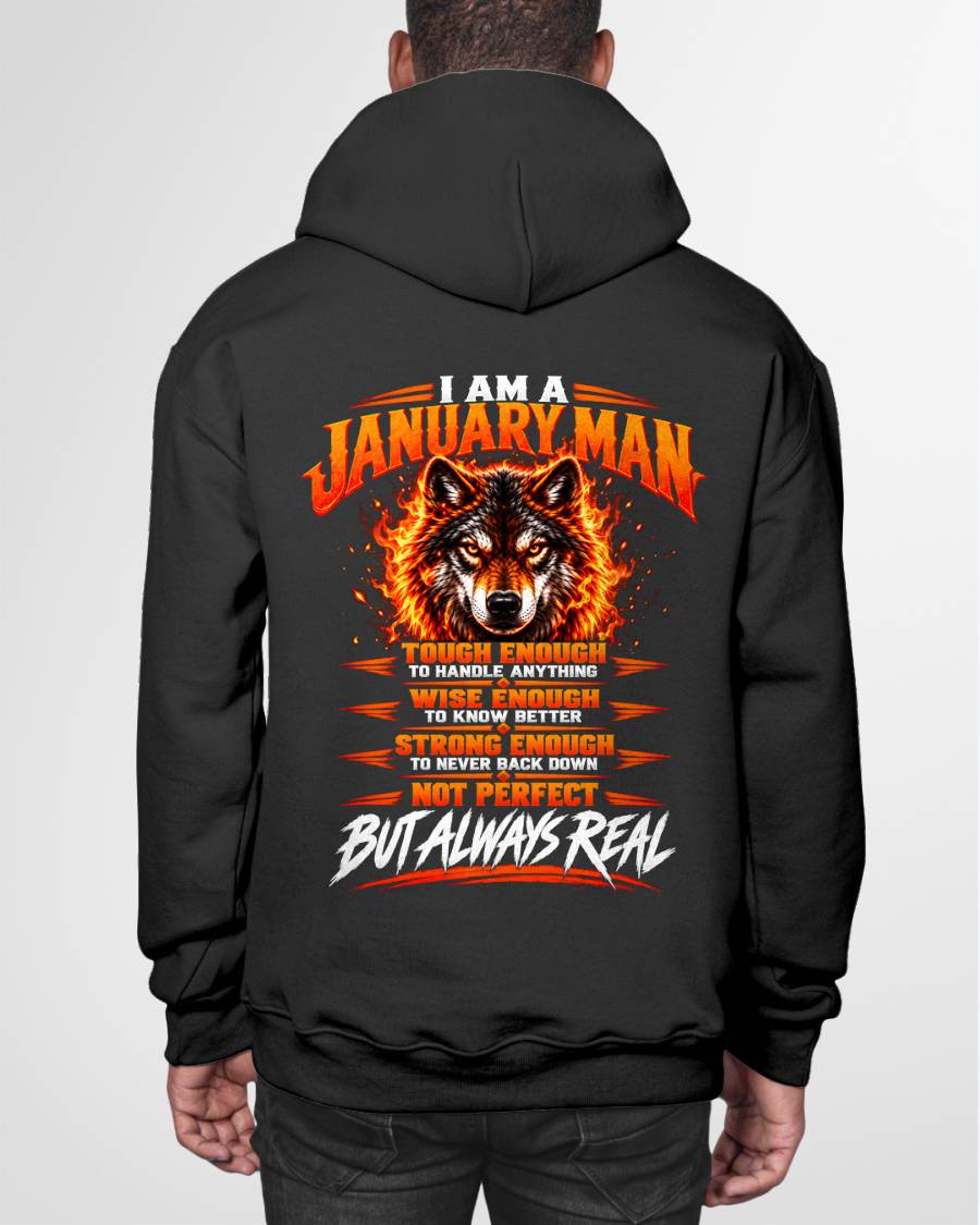JANUARY – NOT PERFECT BUT ALWAYS REAL , WOLF SHIRT - FOR MAN - TLEE01 (SKU2610-56-01)