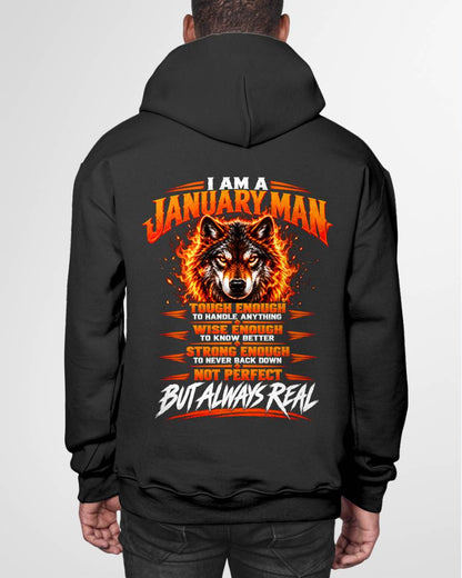 JANUARY – NOT PERFECT BUT ALWAYS REAL , WOLF SHIRT - FOR MAN - TLEE01 (SKU2610-56-01)