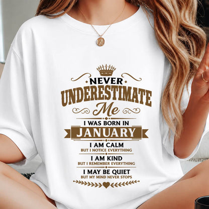 JANUARY - SWEET CALM AND UNFORGETTABLE - FOR WOMEN - TLEE01 (SKU2608-491-01)