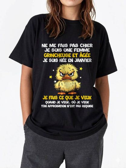 JE SUIS UNE FILLE DE JANVIER - POUR FEMME - TLEE01 (SKU2604-119-01)