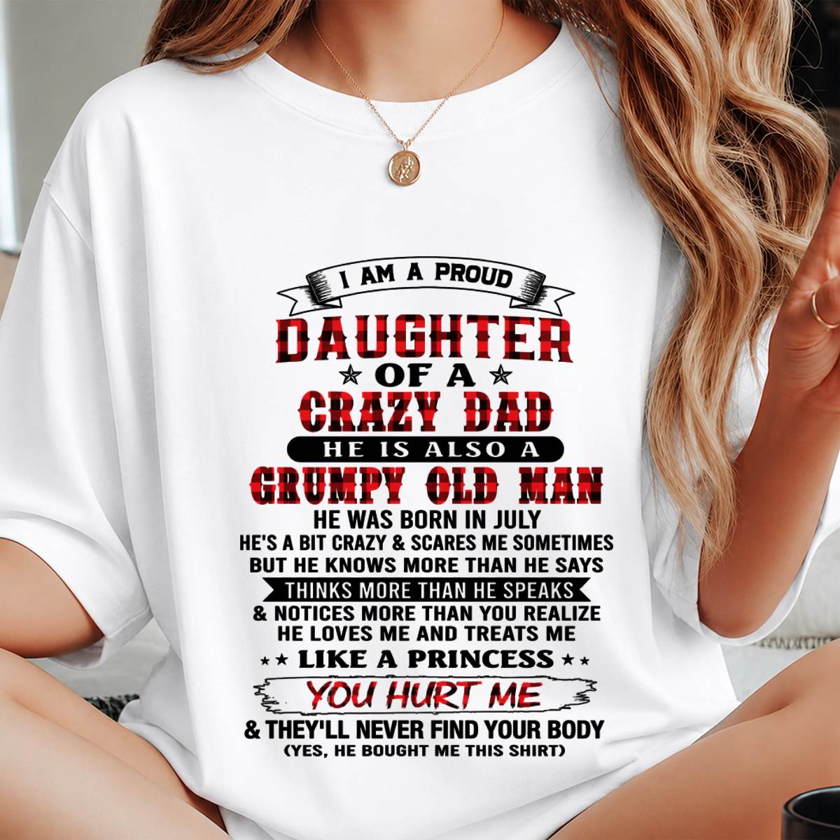 JULY - EVERY PRINCESS HAS A CRAZY DAD - FROM DAD - TLEE07 (SKU2608-627-07)