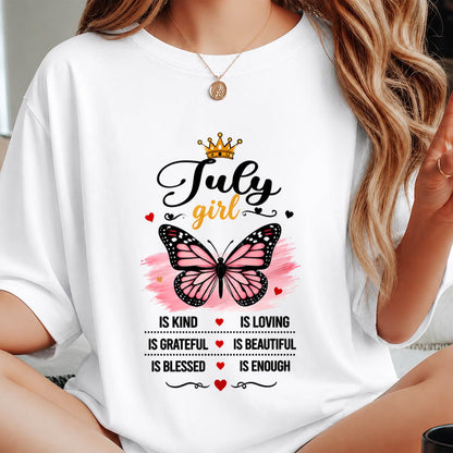 JULY GIRL BUTTERFLY SHIRT - FOR WOMEN - TLEE07 (SKU2608-593-07)