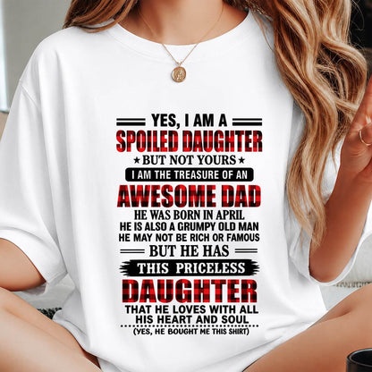 APRIL - DAD’S SPOILED DAUGHTER - FROM DAD - TLEE04 (SKU2609-31-04)