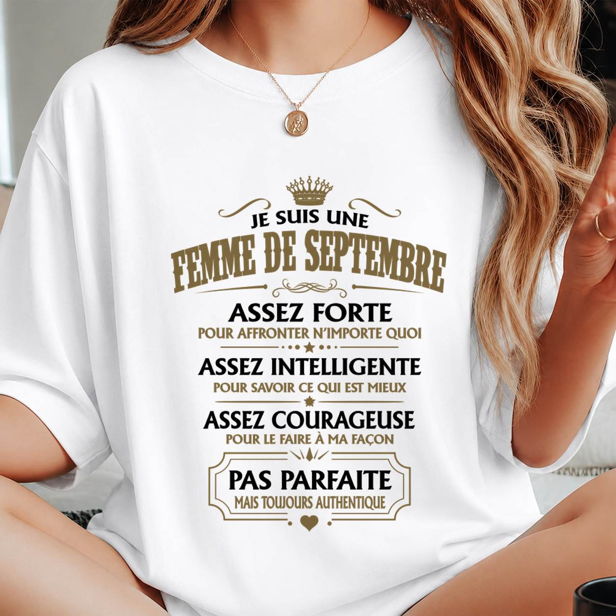 JE SUIS UNE FEMME DE SEPTEMBRE - fma TLEE09 (SKU2609-38-09)