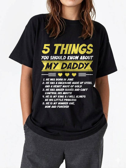 JUNE - 5 THINGS YOU SHOULD KNOW ABOUT MY DADDY - FROM DAD - TLEE06 (SKU2606-53-06)