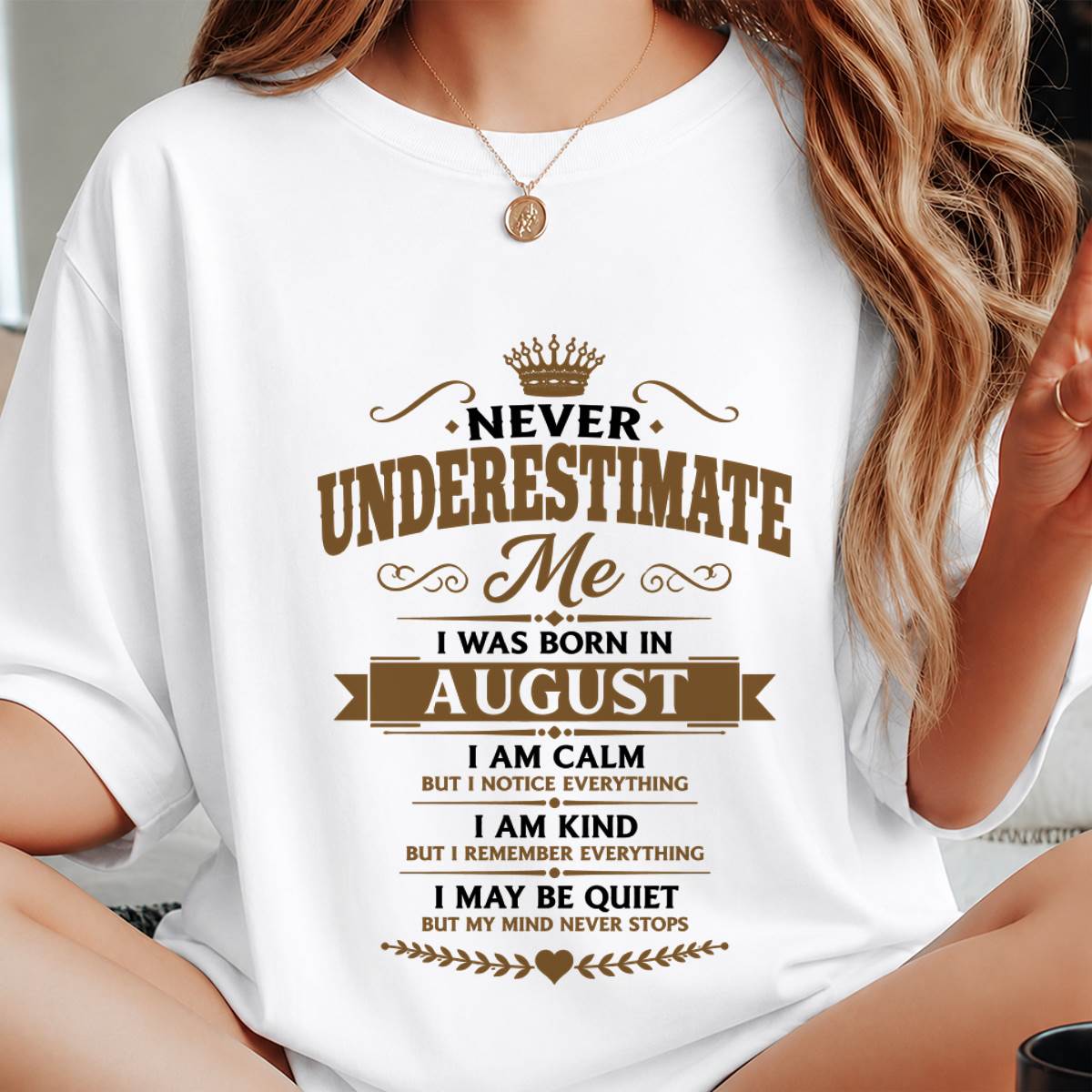 AUGUST - SWEET CALM AND UNFORGETTABLE - FOR WOMEN - TLEE08 (SKU2608-491-08)