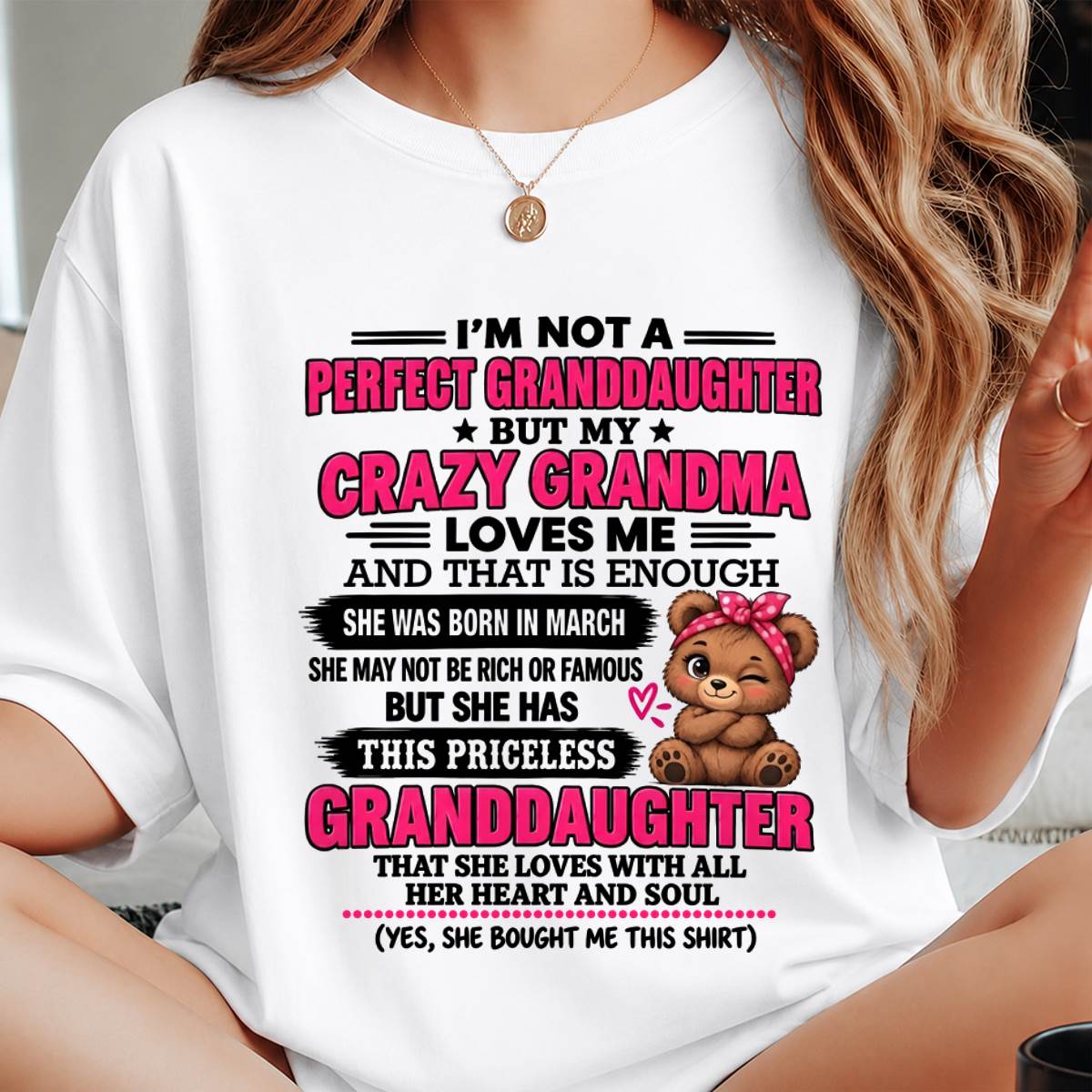 MARCH - GRANDMA & PRICELESS GRANDDAUGHTER - FROM GRANDMA - TLEE03 (SKU2609-124-03)