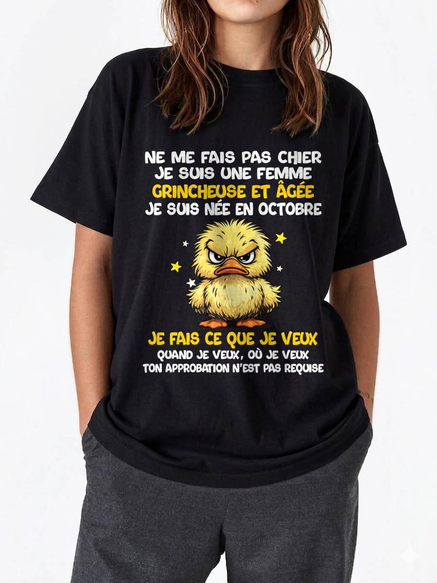 JE SUIS UNE FILLE D’OCTOBRE - POUR FEMME - TLEE10 (SKU2604-119-10)