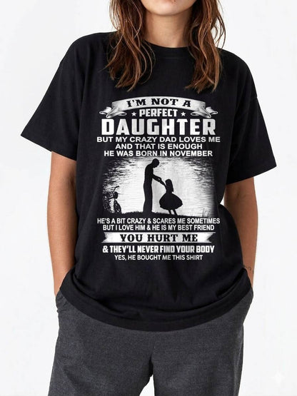 DAD BORN IN NOVEMBER AND DAUGHTER BEST FRIENDS - FROM DAD - TLEE11 (SKU2605-166-11)