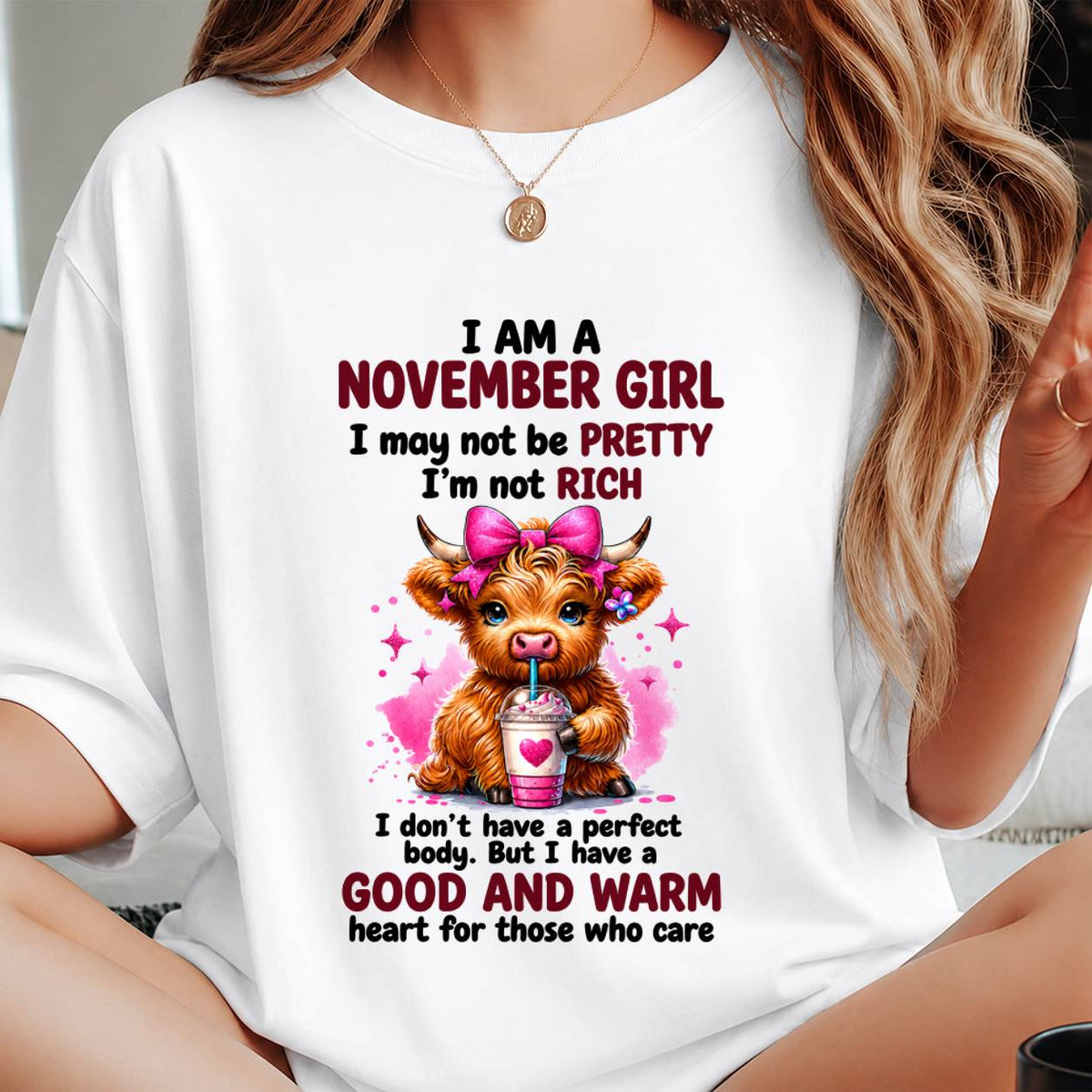 NOVEMBER GIRL GOOD & WARM HEART - FOR WOMEN - TLEE11 (SKU2608-385-11)