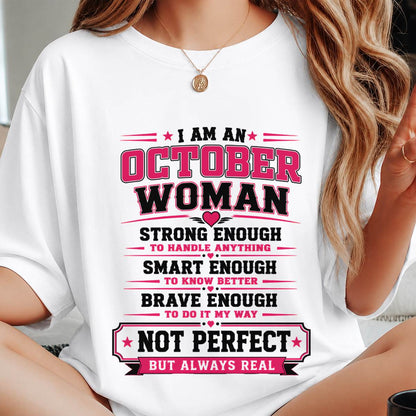 OCTOBER - BOLD BRAVE AND REAL - FOR WOMEN - TLEE10 (SKU2608-472-10)