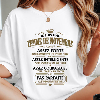 JE SUIS UNE FEMME DE NOVEMBRE - fma TLEE11 (SKU2609-38-11)