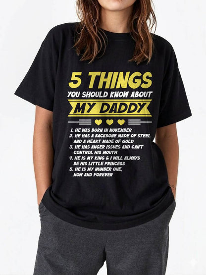 NOVEMBER - 5 THINGS YOU SHOULD KNOW ABOUT MY DADDY - FROM DAD - TLEE11 (SKU2606-53-11)